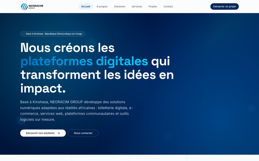 Aperçu — NEORACIM Group